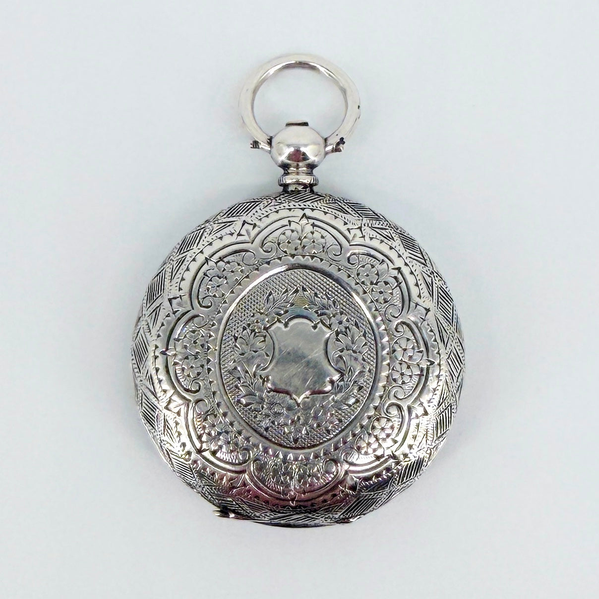 Antique Silver Pocket Watch - London 1883 Arthur Baume - Working