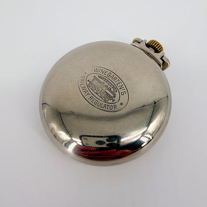Winegarten's Railway Regulator Pocket Watch - Cortébert 534 - Swiss - Working - image 4