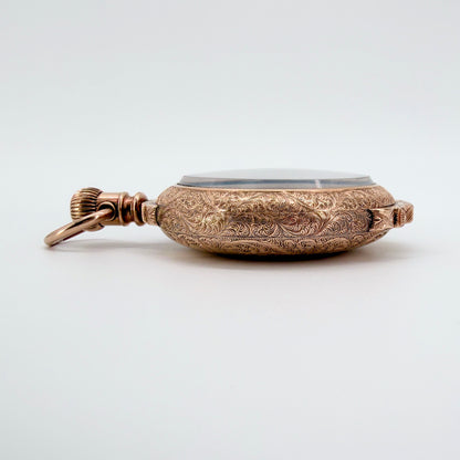 Antique Hampden Model 2 - Special Adjusted Railroad Pocket Watch - c.1892 - Working