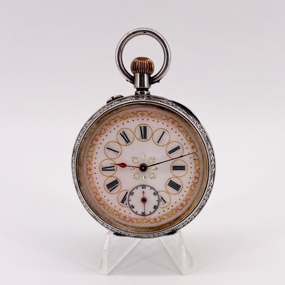 Antique Swiss 935 Silver Pocket Watch - Gédéon Thommen G.T. - Working