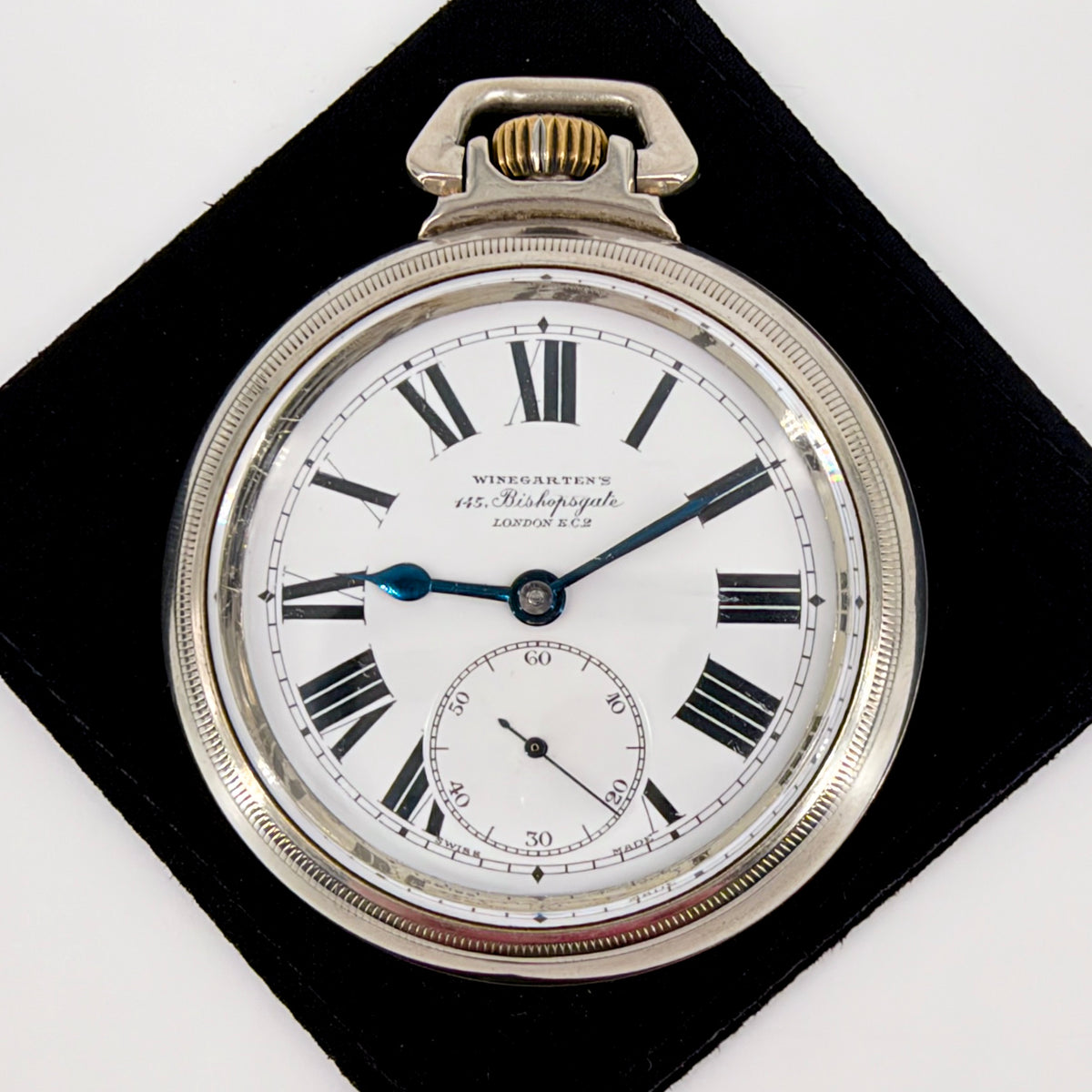 Winegarten's Railway Regulator Pocket Watch - Cortébert 534 - Swiss - Working - image 10