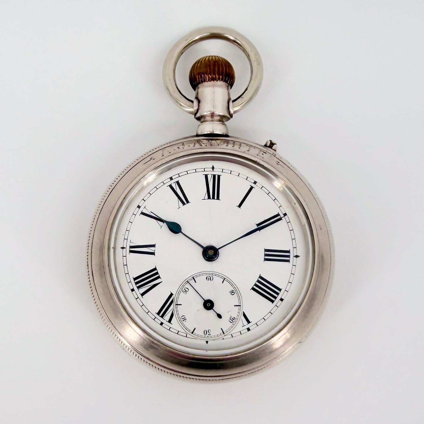 Antique Double-Sided Chronograph Pocket Watch – Working