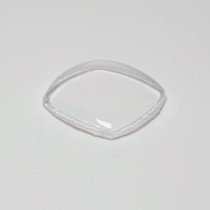 Curved Square - Bottom Edge Curved (Both Sides) - G-S Flexo Acrylic Watch Crystals - Vintage New Old Stock