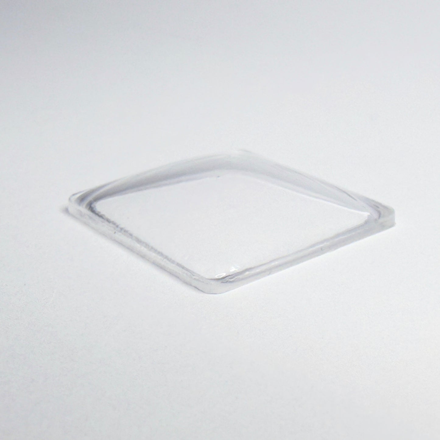 Rectangle Domed - Bottom Edges Flat - G-S Flexo Acrylic Watch Crystals - Vintage New Old Stock