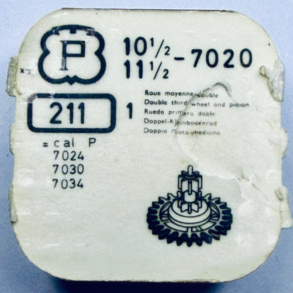 Peseux 7020 – Double Third Wheel - 211