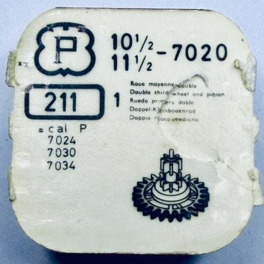 Peseux 7020 – Double Third Wheel - 211