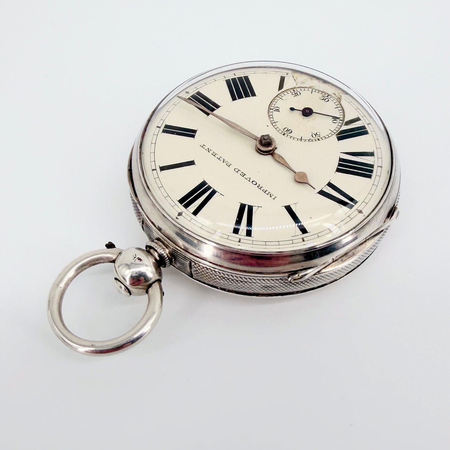Antique Silver Fusee Pocket Watch - London 1873 William Carter - Working