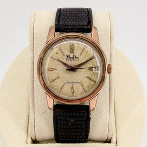 Vintage MuDu Doublematic Automatic Wristwatch – Felsa 4002 – Working