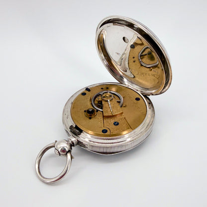 Antique Silver Waltham Pocket Watch – Model 1876 - c.1882 – Working