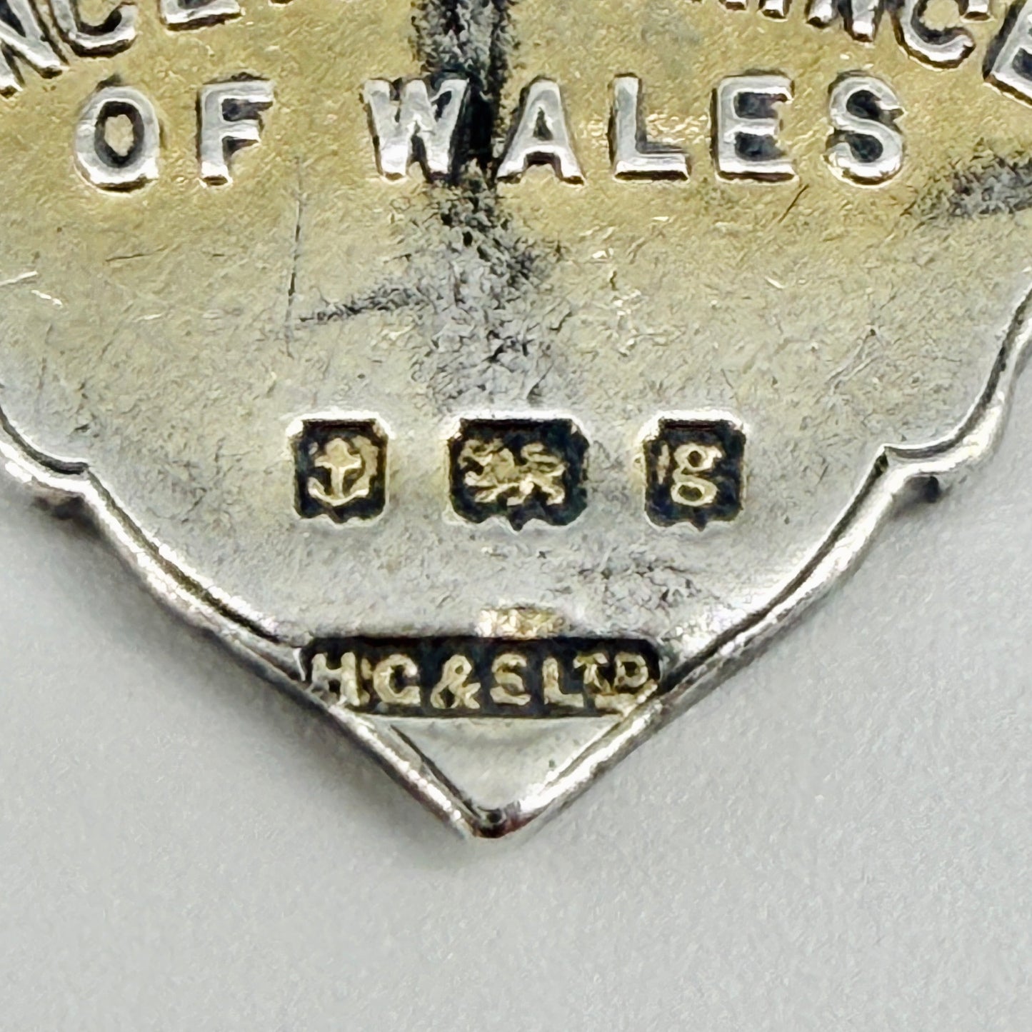 Antique Sterling Silver Enamel Fob Medal – Queen’s Hall Concert - 1906