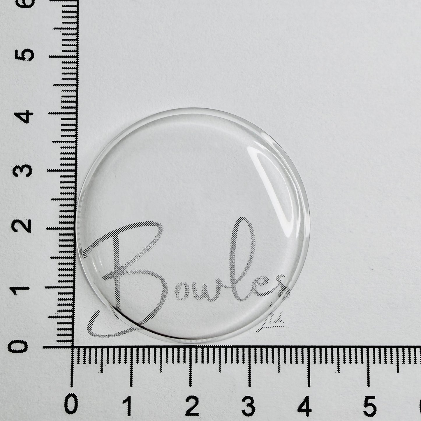 Antique Pocket Watch Crystal – 40.5 mm – Round Flat Top – Mineral Glass