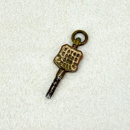 Antique Advertising Pocket Watch Winding Key – G T Robinson – 1.6mm
