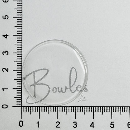 Antique Pocket Watch Crystal – 37.2 mm – Round Flat Top – Mineral Glass