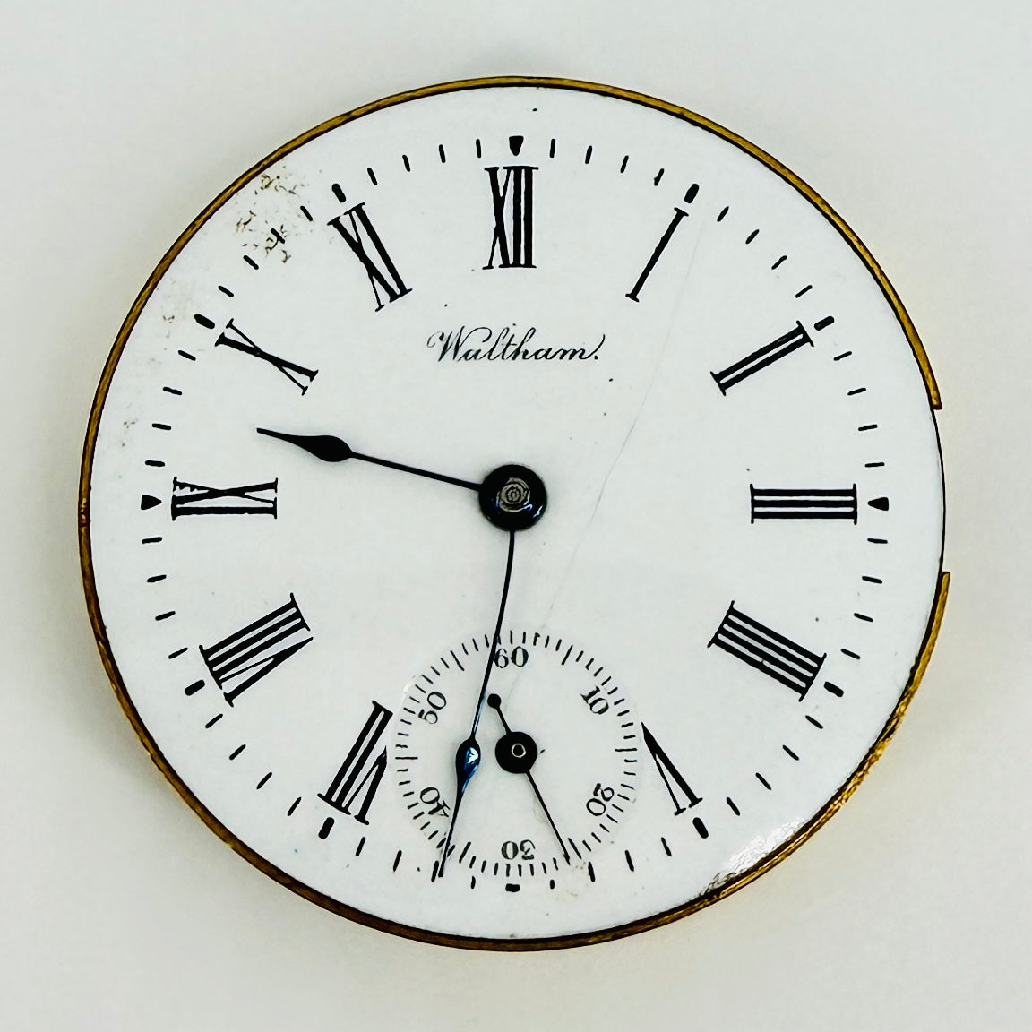 Antique Waltham Pocket Watch Movement - Seaside Grade 0s Model 1891 – Spares / Repair