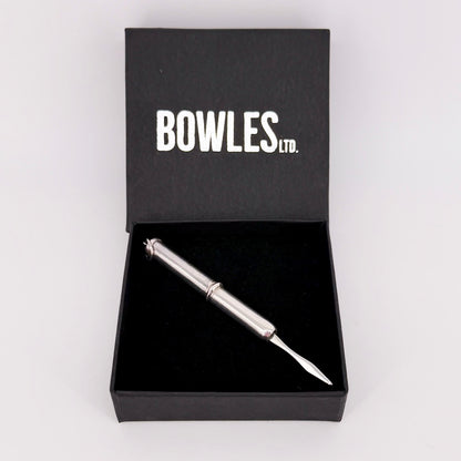 Sterling Silver Retractable Toothpick, Hallmarked London 2005 - image 7
