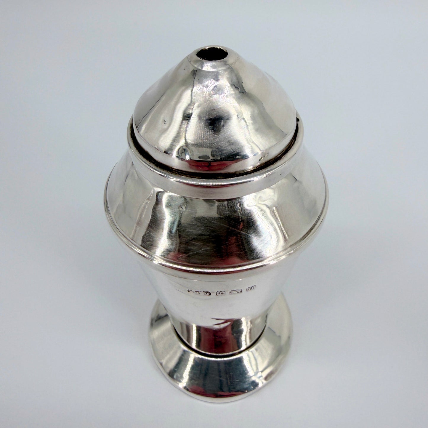 Antique Sterling Silver Salt & Pepper Pots – Birmingham 1932 – A. L. Davenport