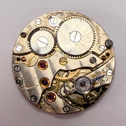 Vintage Peseux 40 Watch Movement - 15 Jewels - Swiss Made - Working
