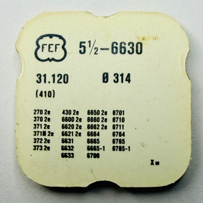 FEF 6630 – Winding Pinion (31.120 / 410)