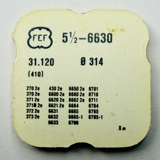FEF 6630 – Winding Pinion (31.120 / 410)