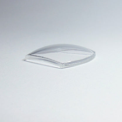 Tonneau / Barrel - Bottom Edge Curved (Long Sides) - G-S Flexo Acrylic Watch Crystals - Vintage New Old Stock