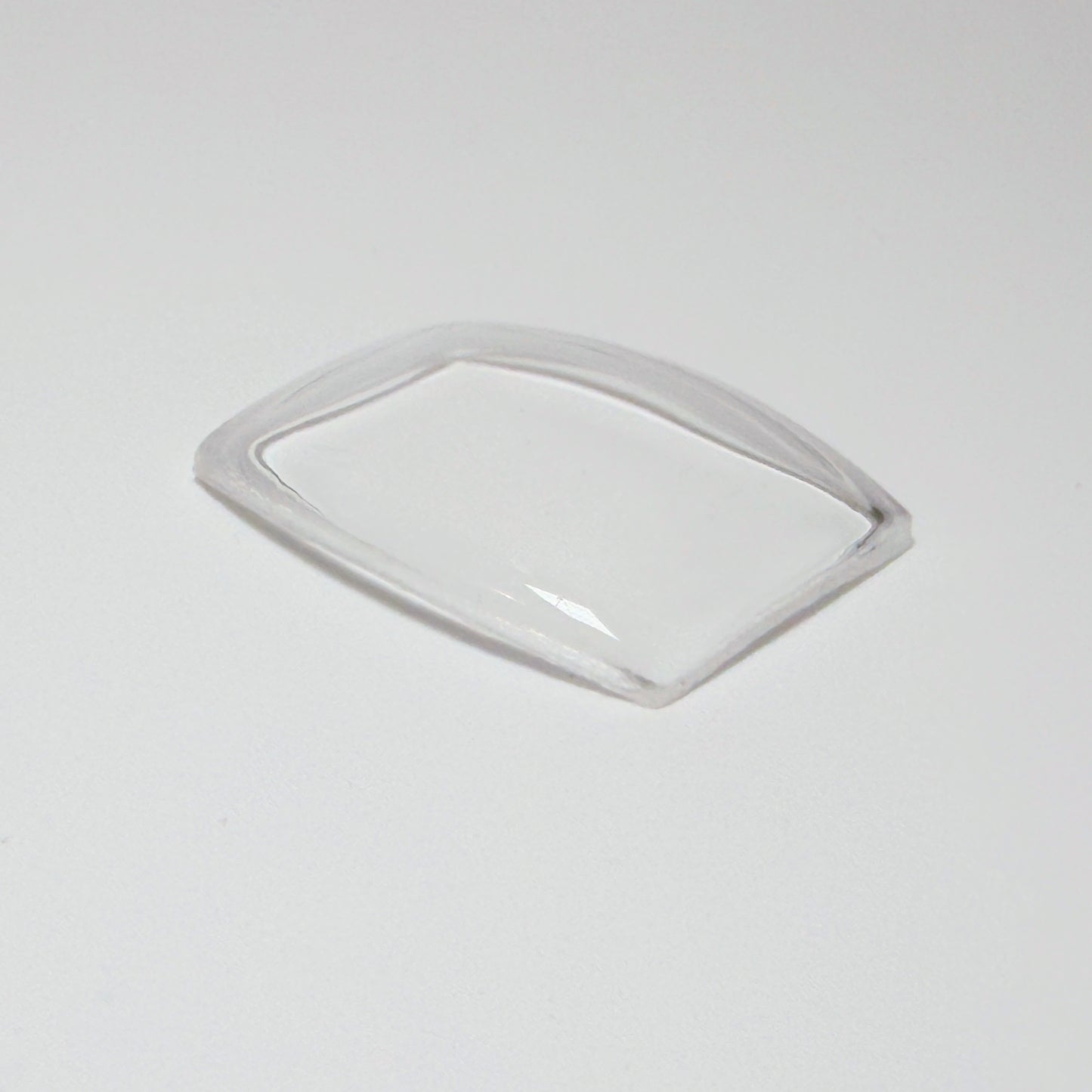 Tonneau / Barrel (PMT Series) - Bottom Edge Curved (Both Sides) - G-S Flexo Acrylic Watch Crystals - Vintage New Old Stock