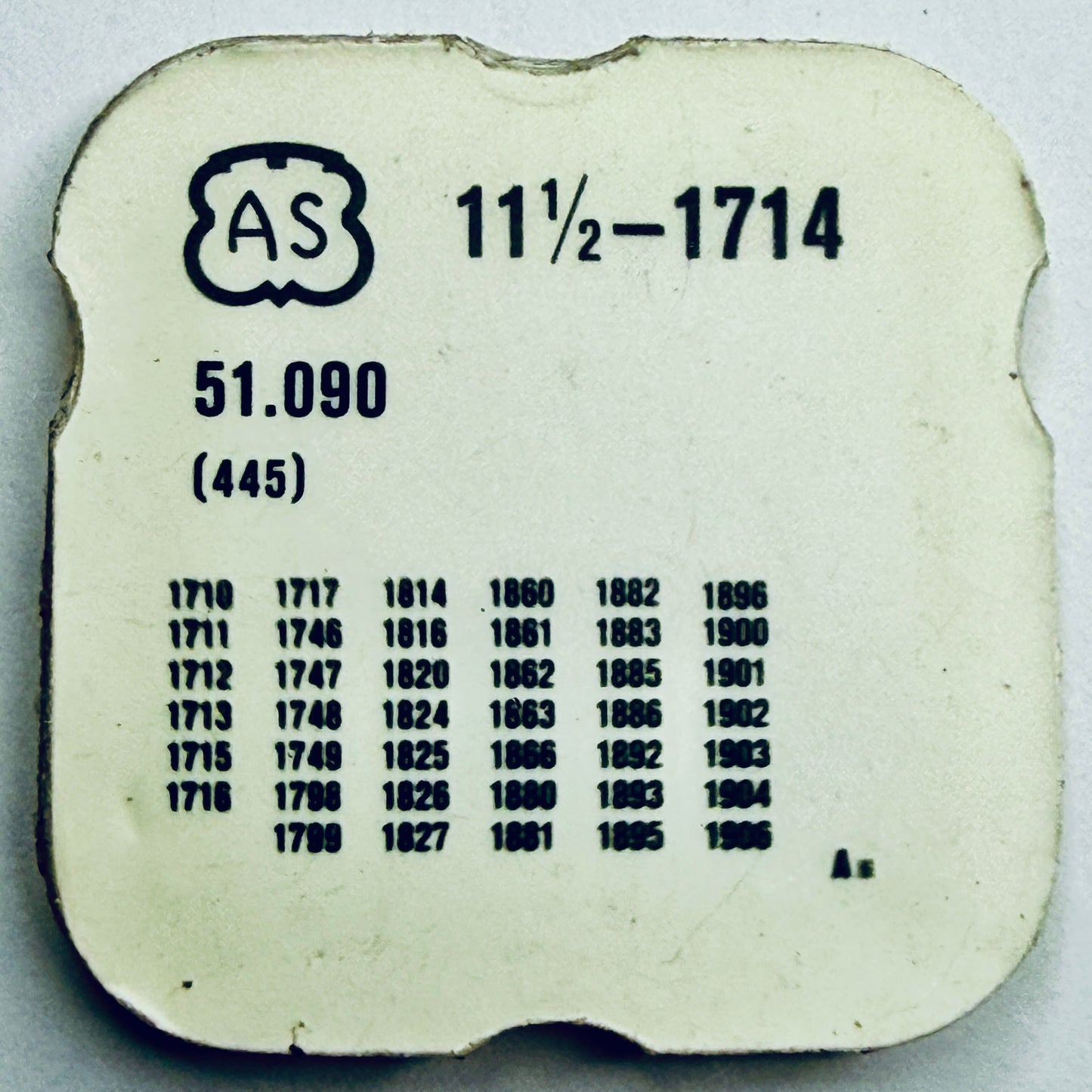 AS 1714 – Setting Lever Spring - 51.090 (445)