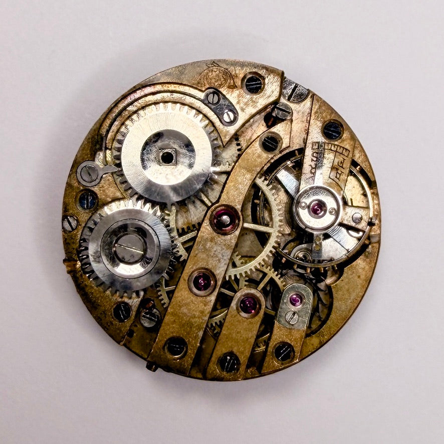Antique Degoumois & Co. Swiss Watch Movement – Enamel Dial – Spares/Repair