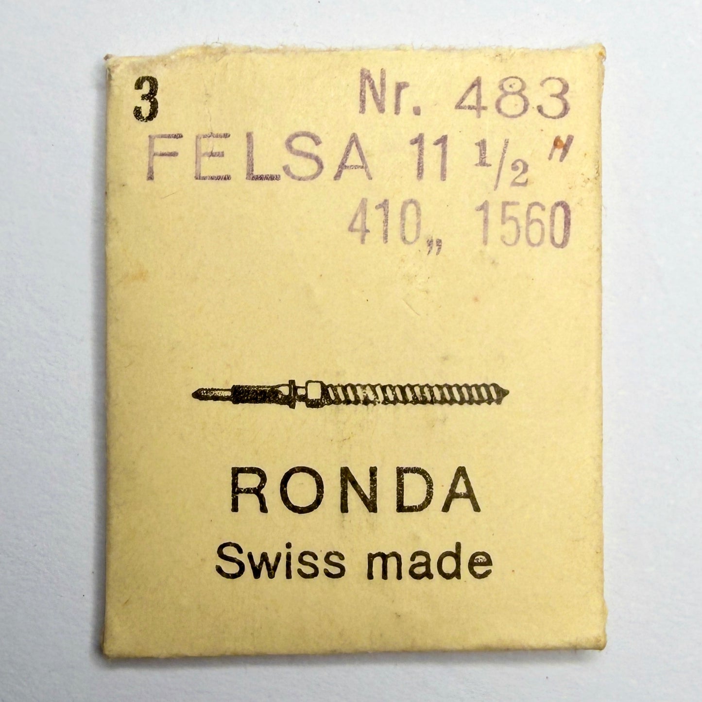 Felsa 410 / 1560 - Winding Stem - Ronda 483
