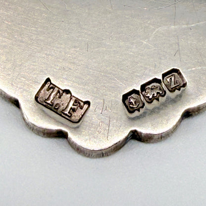 Antique Sterling Silver & Gilt Fob Medal – Birmingham 1924 – Thomas Fattorini