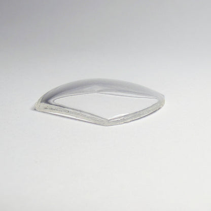 Tonneau / Barrel - Bottom Edge Curved (Both Sides) - G-S Flexo Acrylic Watch Crystals - Vintage New Old Stock