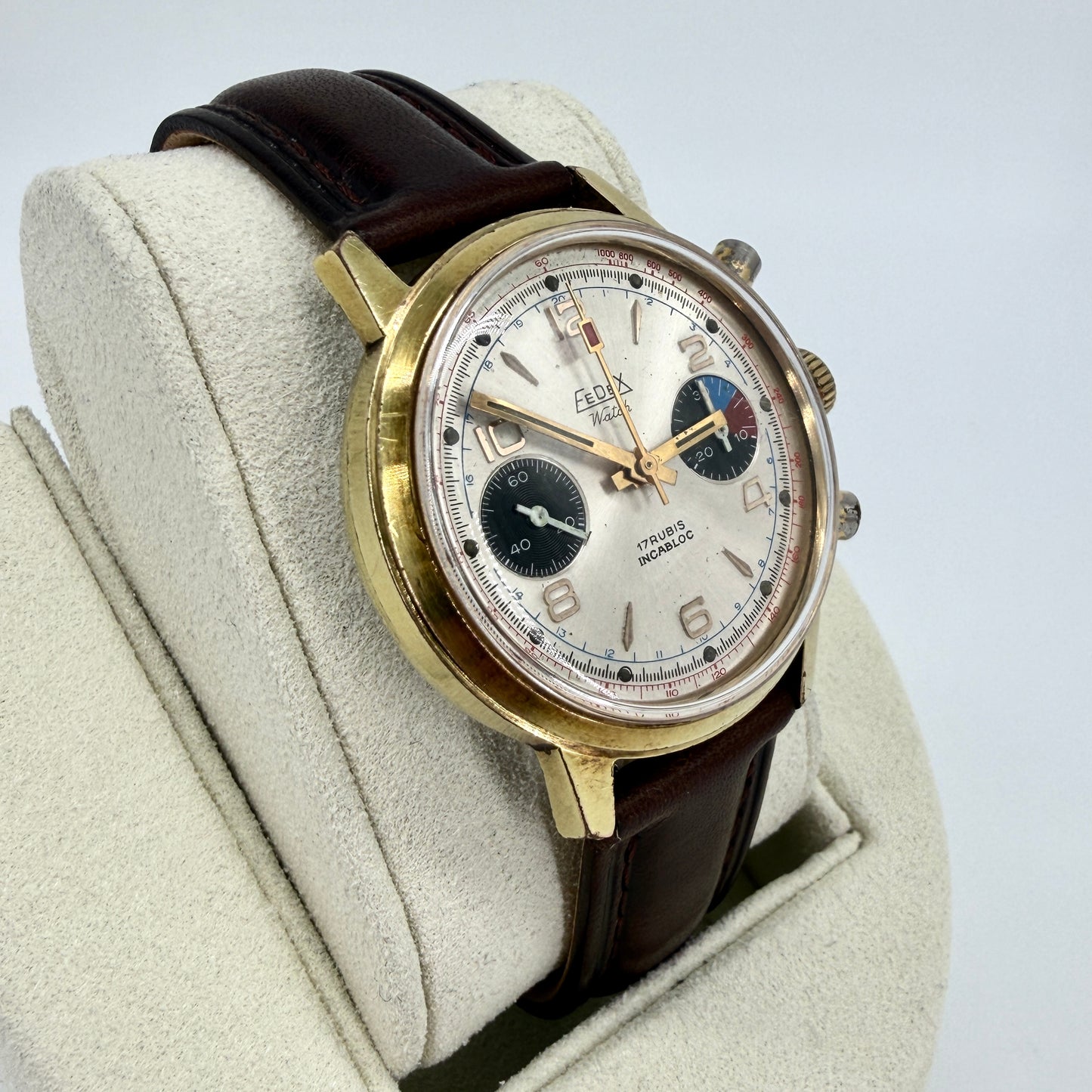 Vintage Fedex Chronograph Watch - Valjoux 7733