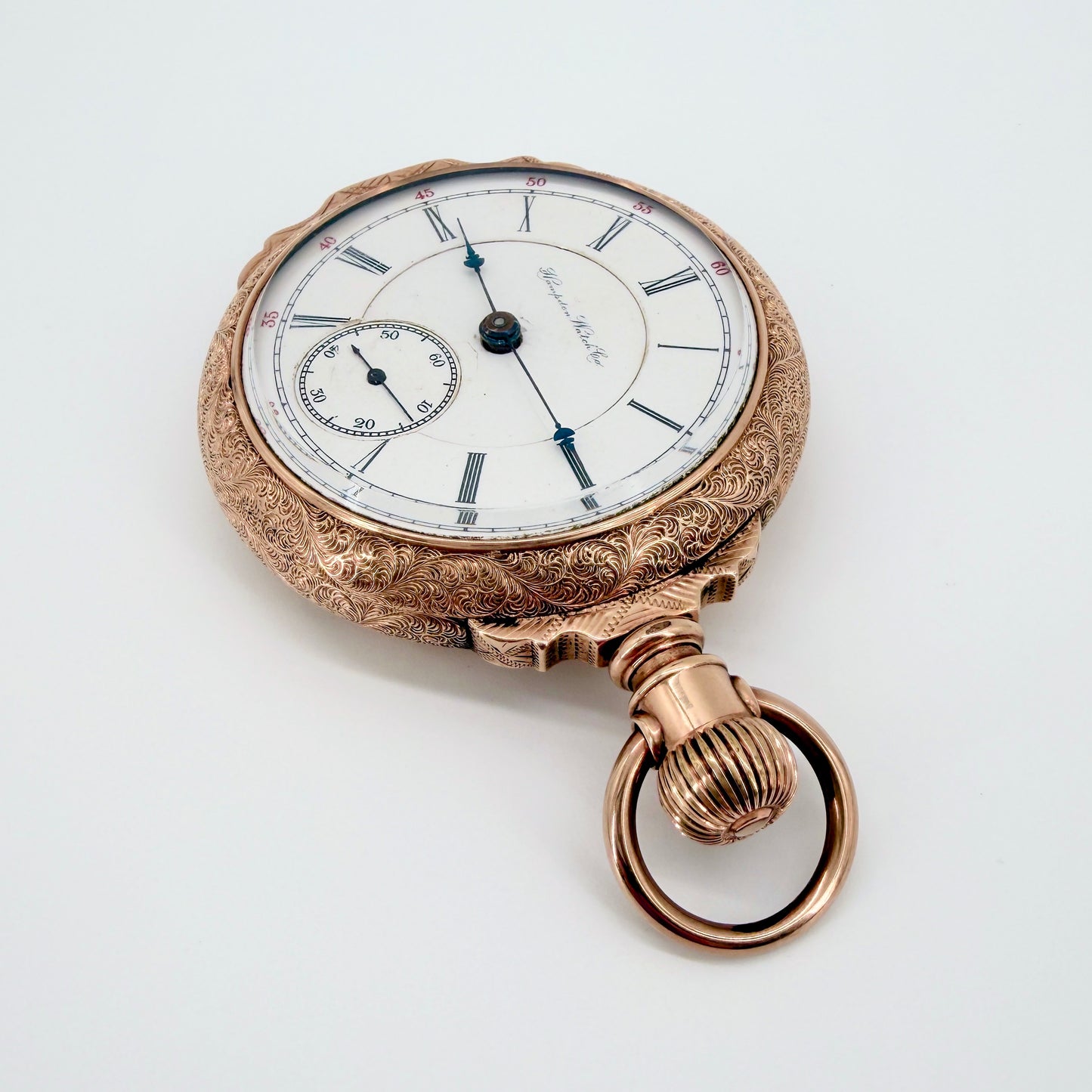 Antique Hampden Model 2 - Special Adjusted Railroad Pocket Watch - c.1892 - Working