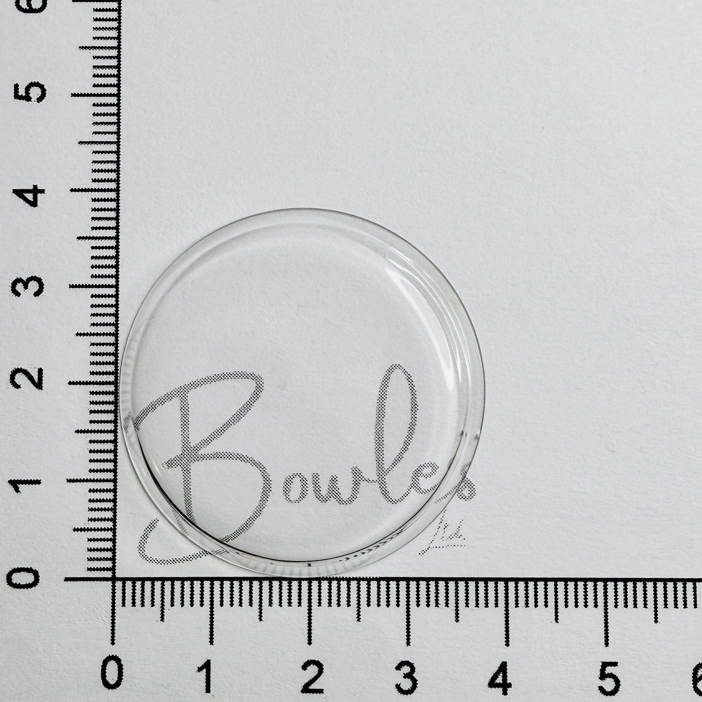 Antique Pocket Watch Crystal – 37.8 mm – Round Flat Top – Mineral Glass