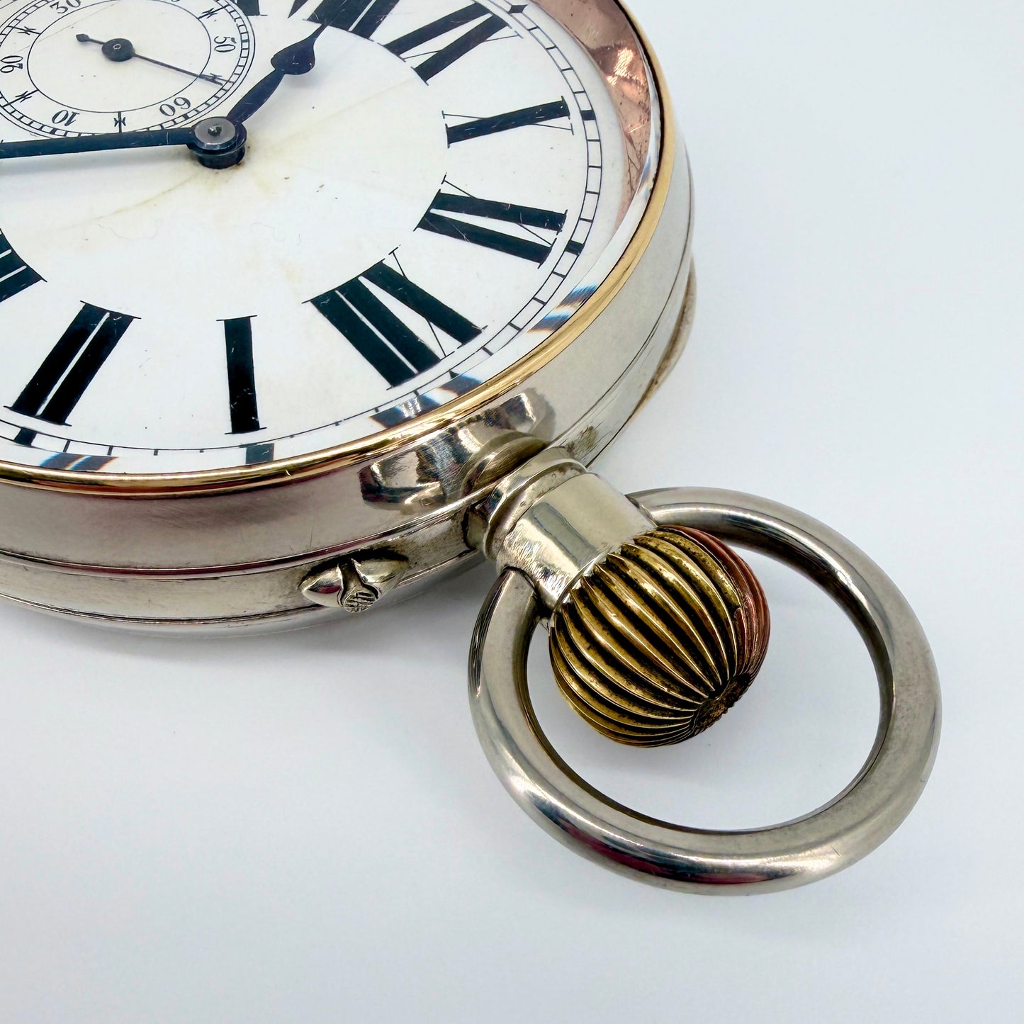 Antique DOXA Goliath Swiss Pocket Watch - 66mm - Working