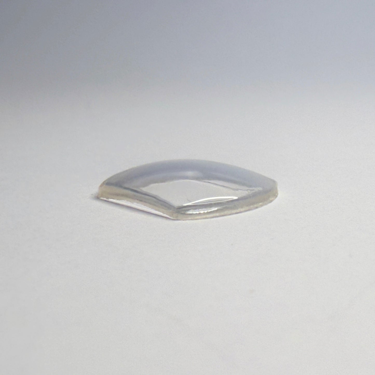 Tonneau / Barrel - Bottom Edge Curved (Both Sides) - G-S Flexo Acrylic Watch Crystals - Vintage New Old Stock