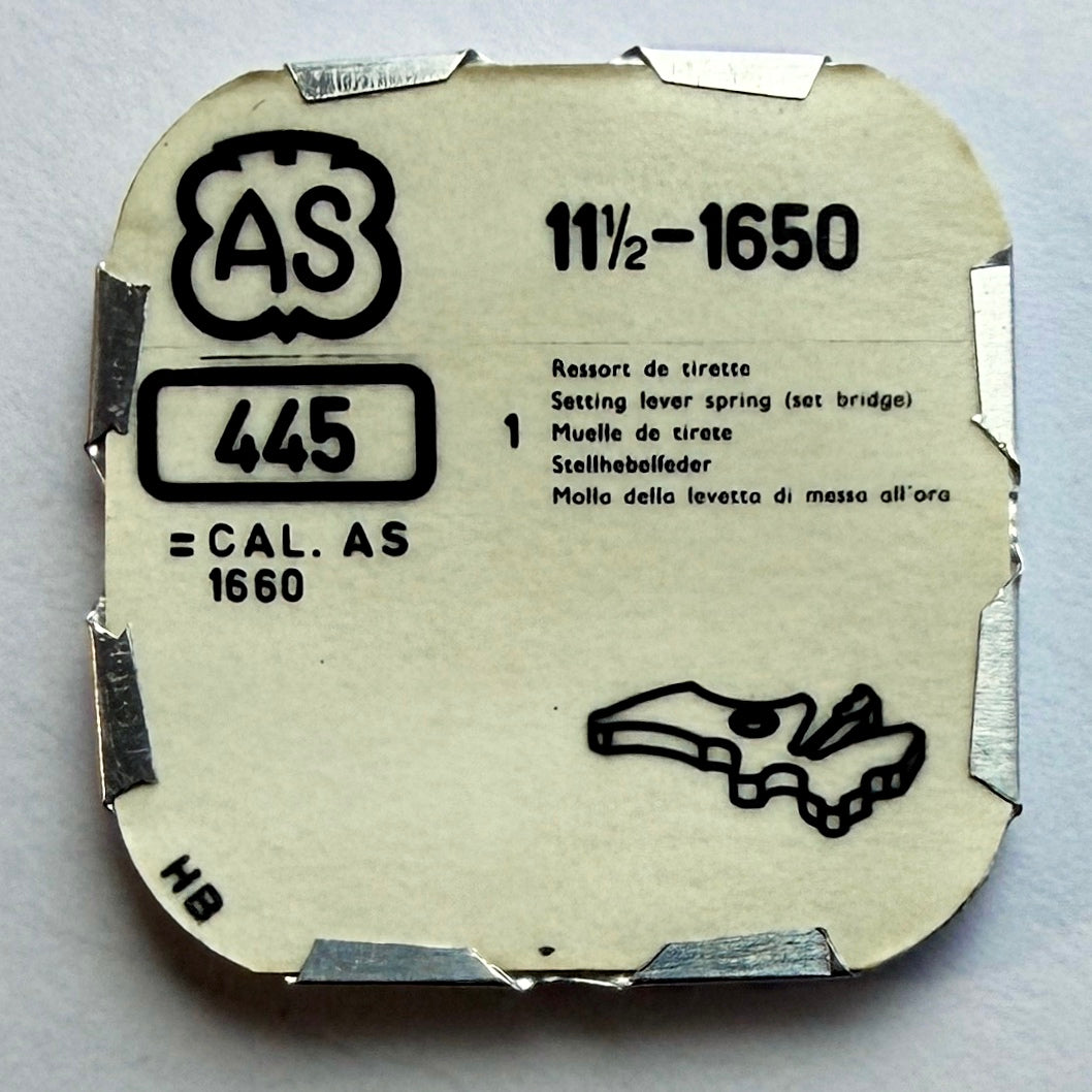 AS 1650 - Setting Lever Spring - 445