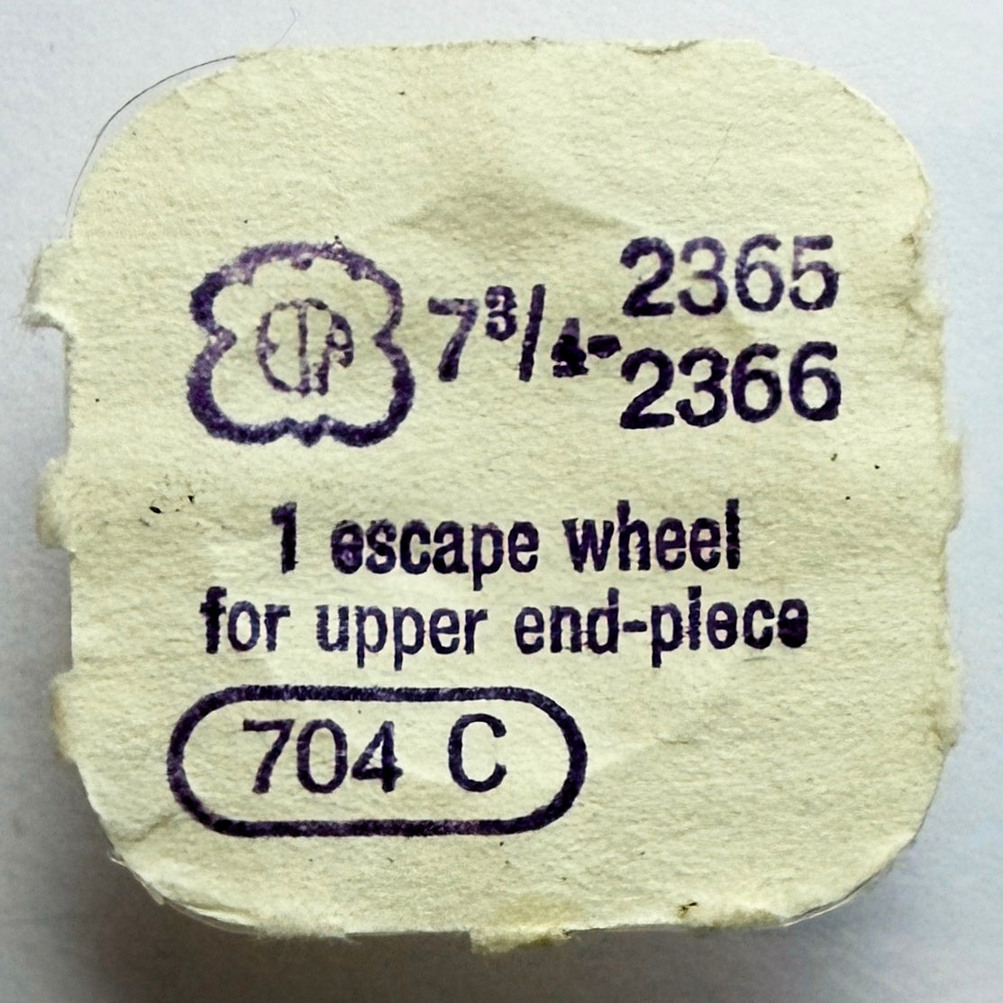 ETA 2365 / 2366 - Escape Wheel - 704 C