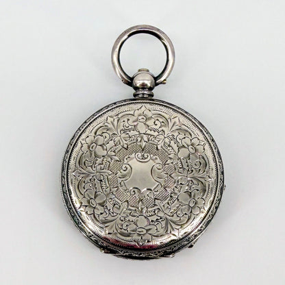 Antique Swiss 935 Silver Pocket Watch - H. Samuel - Working