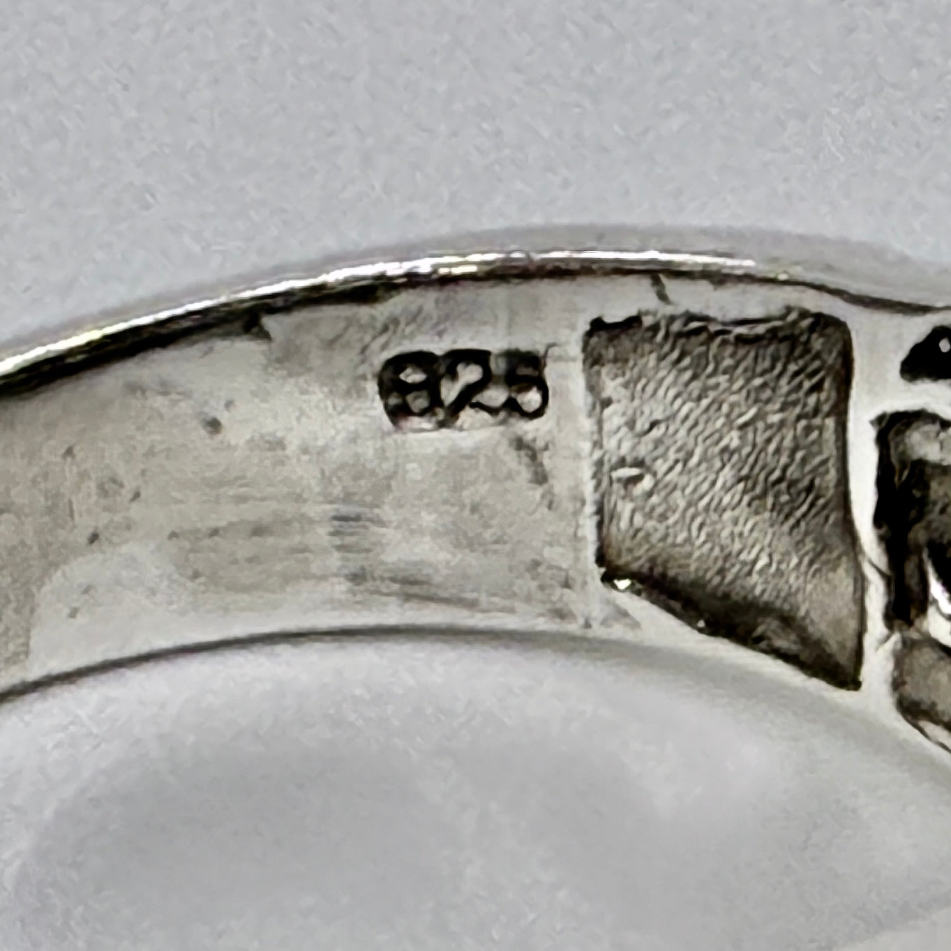 Vintage Sterling Silver Signet Ring 925 UK Size M½
