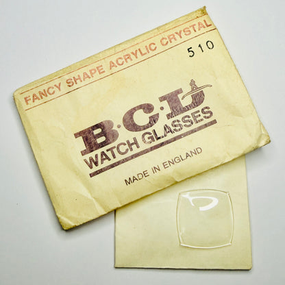 Cushion - Domed - BCL Acrylic Watch Crystals - Vintage New Old Stock