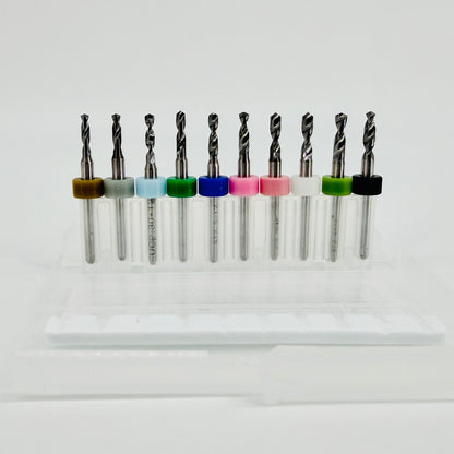 Tungsten Carbide Mini Micro Drill Bit Sets - PCB, Watchmaking, Jewellery - 0.1 - 3.0 mm