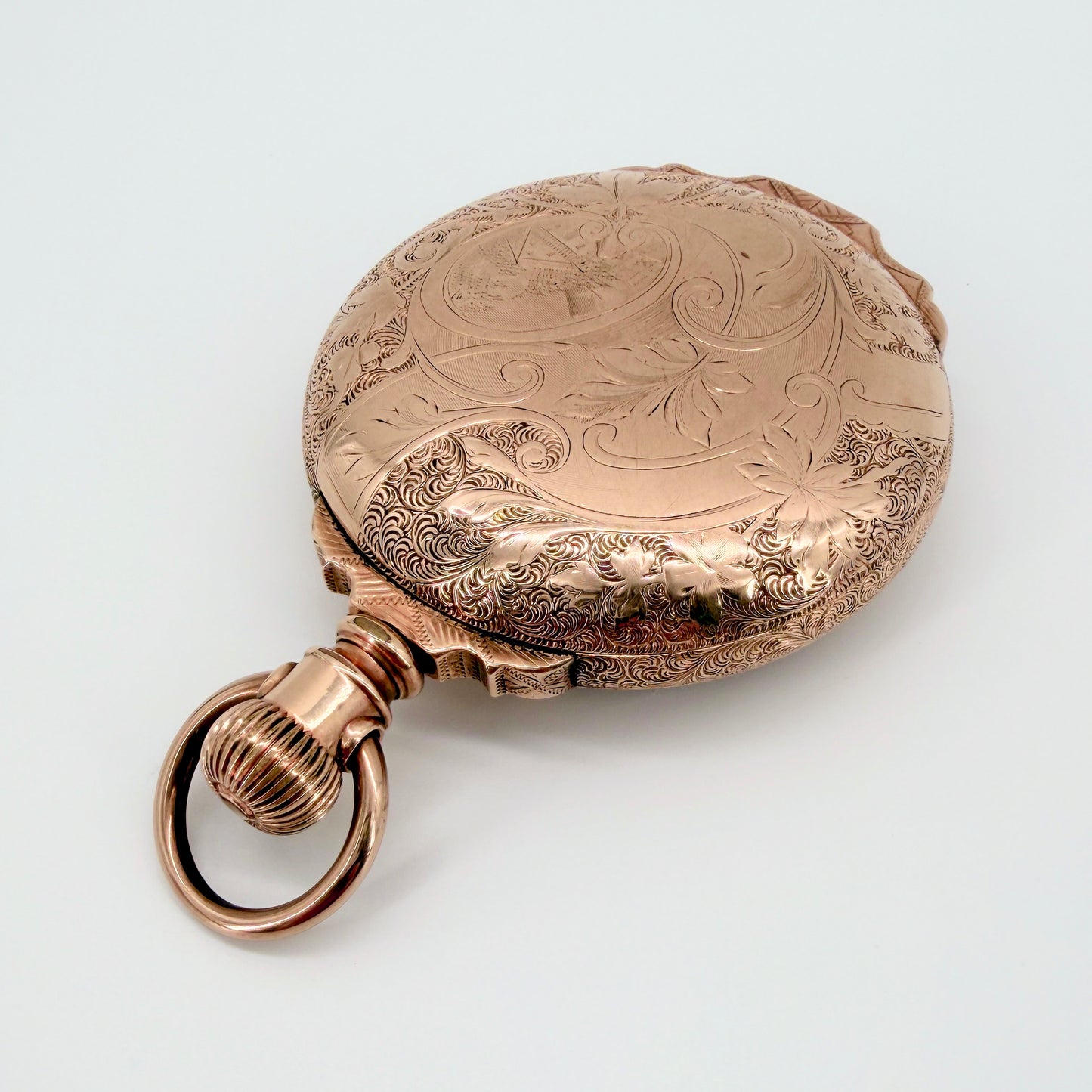 Antique Hampden Model 2 - Special Adjusted Railroad Pocket Watch - c.1892 - Working