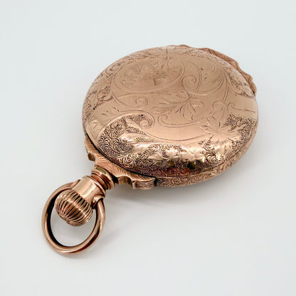 Antique Hampden Model 2 - Special Adjusted Railroad Pocket Watch - c.1892 - Working