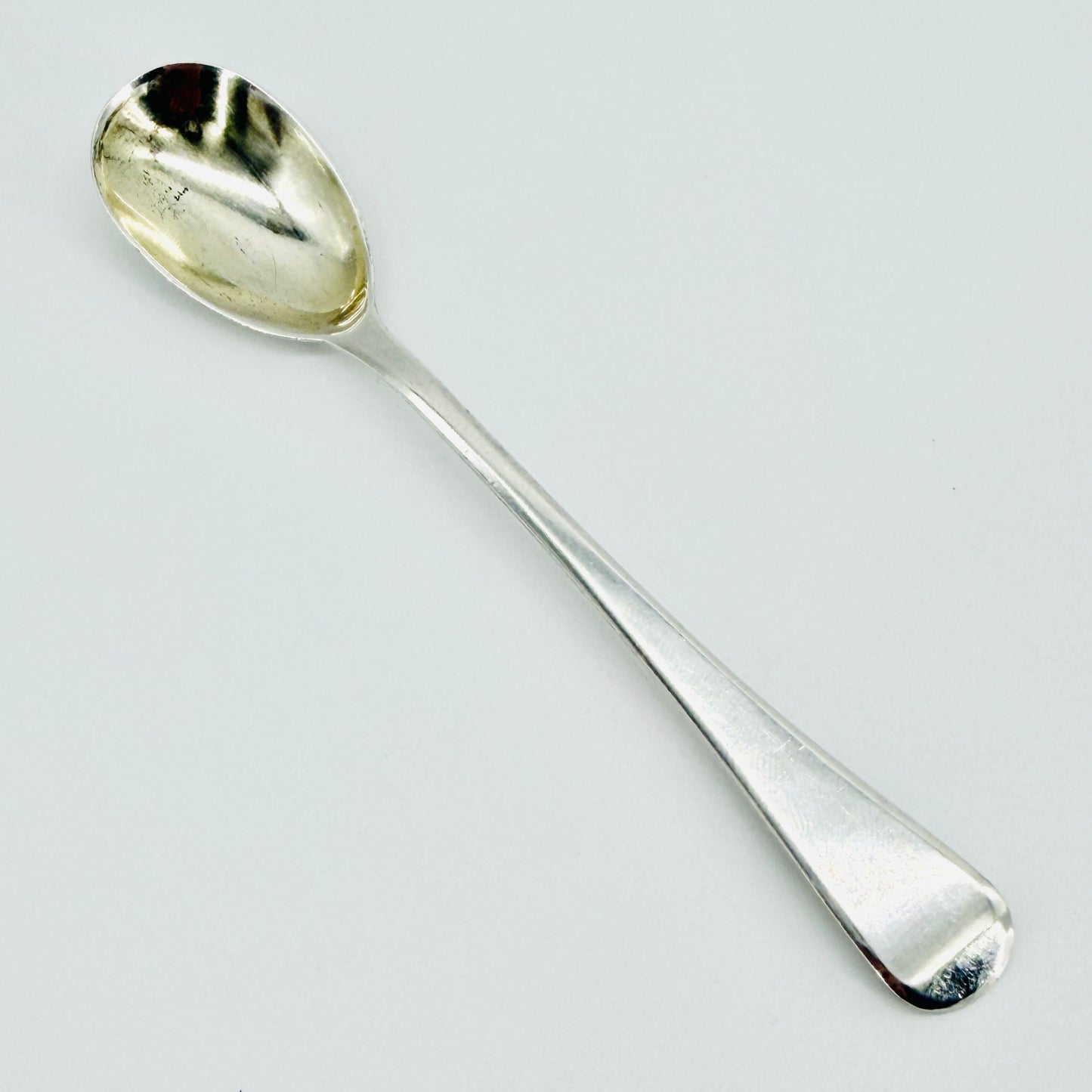 Antique Sterling Silver Mustard Spoon - London 1838 Charles Boyton