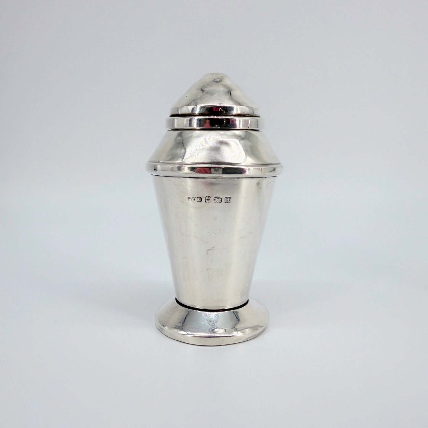 Antique Sterling Silver Salt & Pepper Pots – Birmingham 1932 – A. L. Davenport