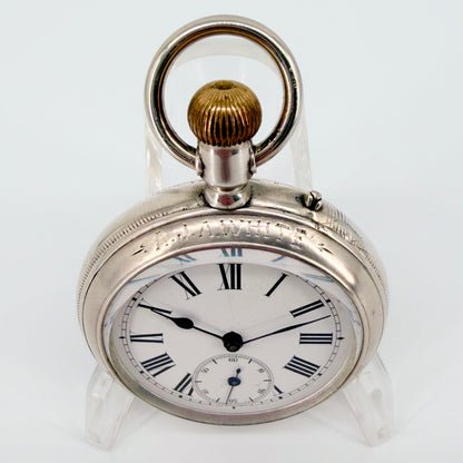 Antique Double-Sided Chronograph Pocket Watch – Working