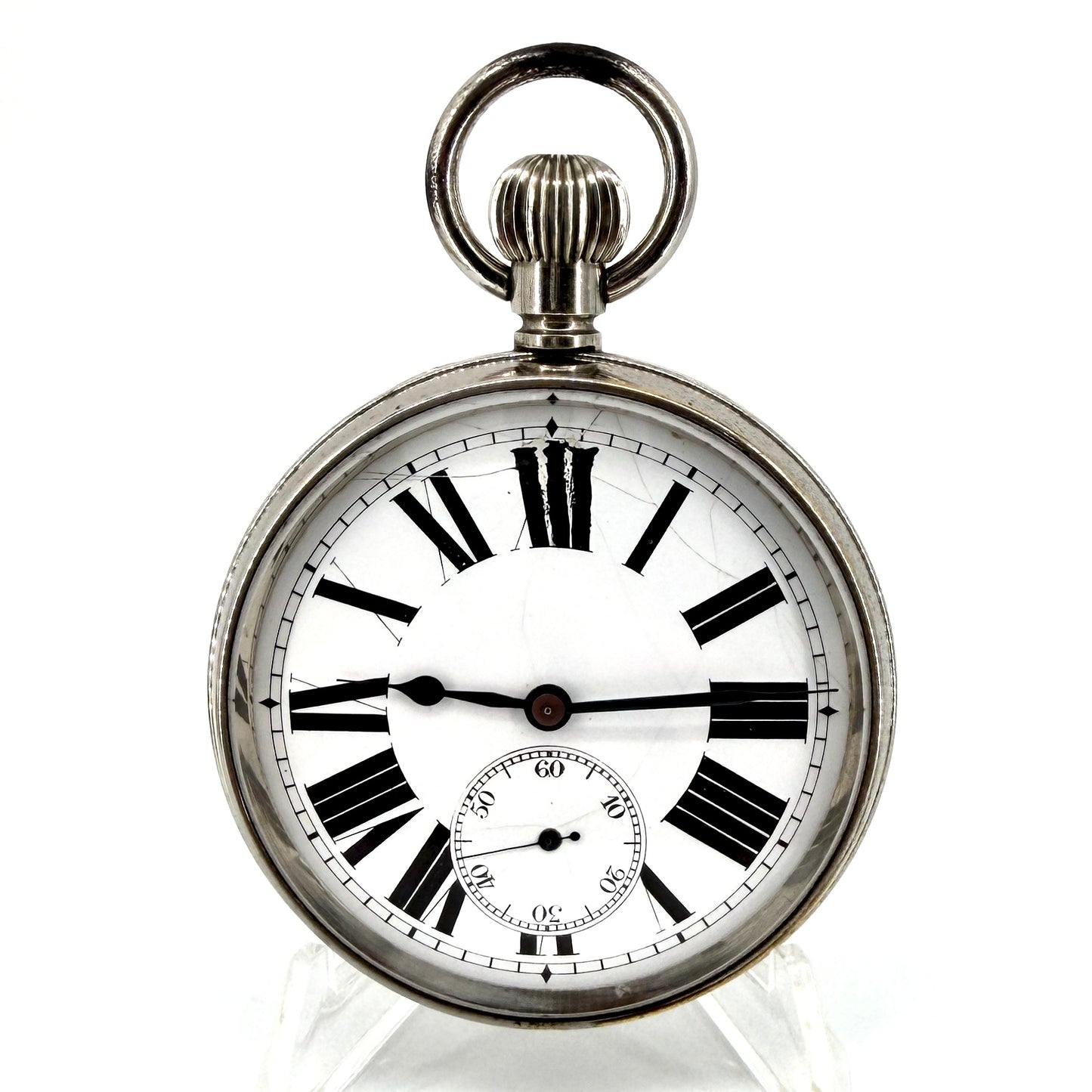 Antique Swiss Made Goliath Pocket Watch – 66mm – Working