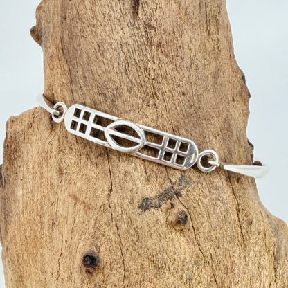 Vintage Kit Heath Sterling Silver Bangle – Edinburgh 1996 – 925