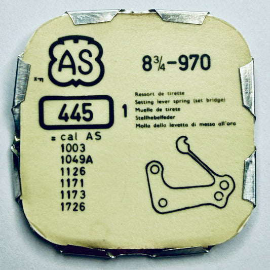 AS 970 - Setting Lever Spring - 445
