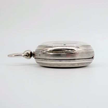 Antique Silver Fusee Pocket Watch - London 1873 William Carter - Working